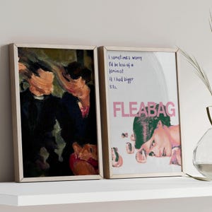 Fleabag Poster: Feminist Quote Minimalist Wall Art (Digital Download)