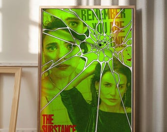 The Substance Movie Poster , Unique Wall Art Decor , Film Lovers, Perfect Gift Idea , Modern Poster ,Cinematic Wall Art , Digital Download