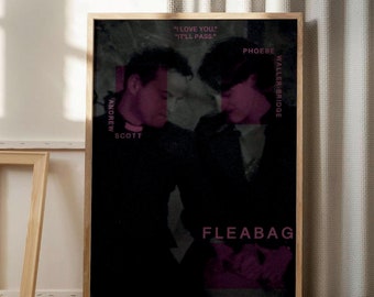 Fleabag TV Show Poster: Abstract Minimalist Print (Digital Download)