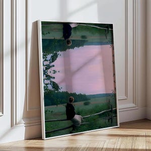 Tarkovsky Mirror Poster – Aesthetic Film Art Print, Andrei Tarkovsky Wall Decor, Vintage Cinematic Landscape Photography