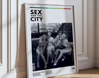 Poster di Sex and the City – Arte minimalista della serie TV (download digitale)