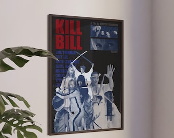 Póster de la película Kill Bill / Impresión artística de Quentin Tarantino (descarga digital)