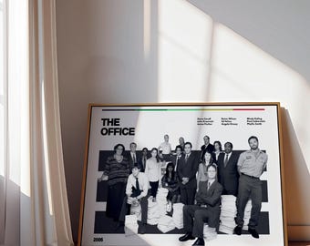 The Office TV Show Poster: Minimalist Michael Scott Cast Print (Digital Download)
