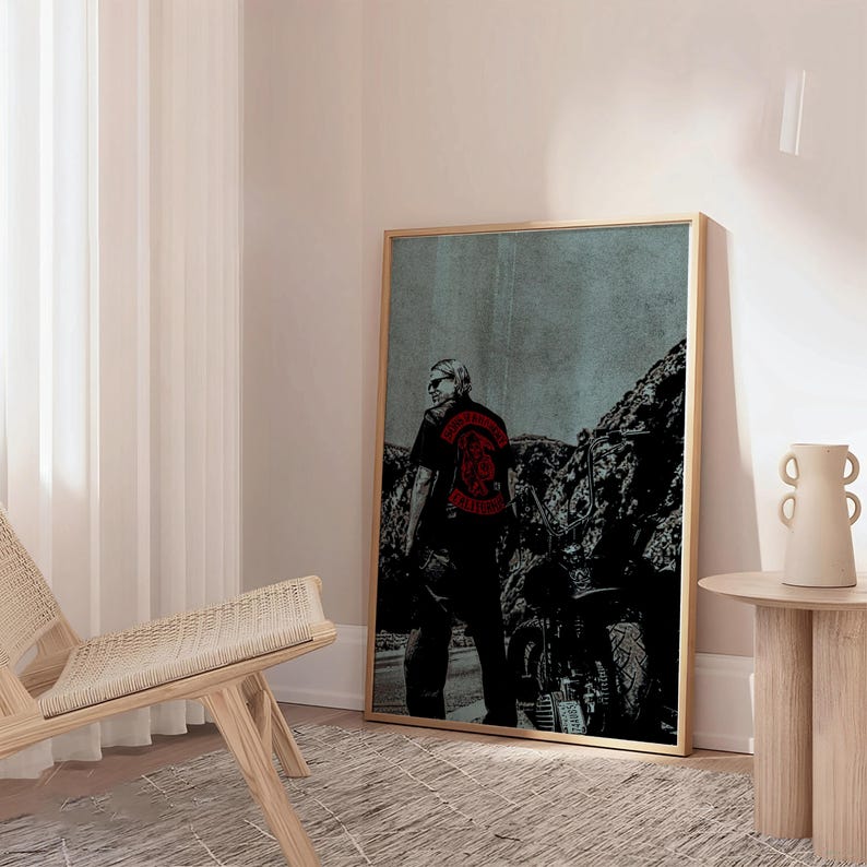 Sons of Anarchy Poster: Jax Teller Biker Art (digital Download) - Etsy