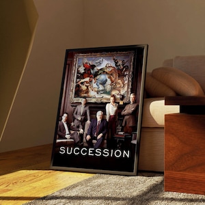 Succession TV Series Poster: Minimalist Modern Art Print (Digital Download)