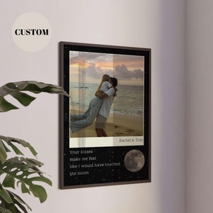 Póster de pareja personalizado / Regalo de San Valentín / Regalo personalizado / Póster de amor personalizado / Regalo de aniversario/Descarga digital /Alta calidad