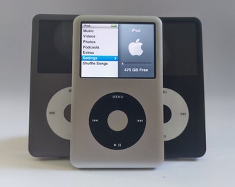 Apple Ipod Classic - 7th/6th Gen, Purple+black (3000mah Battery