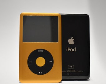 Apple iPod Classic - 第7世代/第6世代、赤＋黒（3000mAhバッテリー