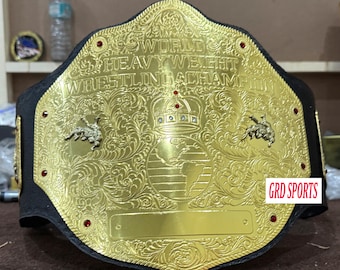 Big Gold World Heavyweight Wrestling Championship Belt 2mm