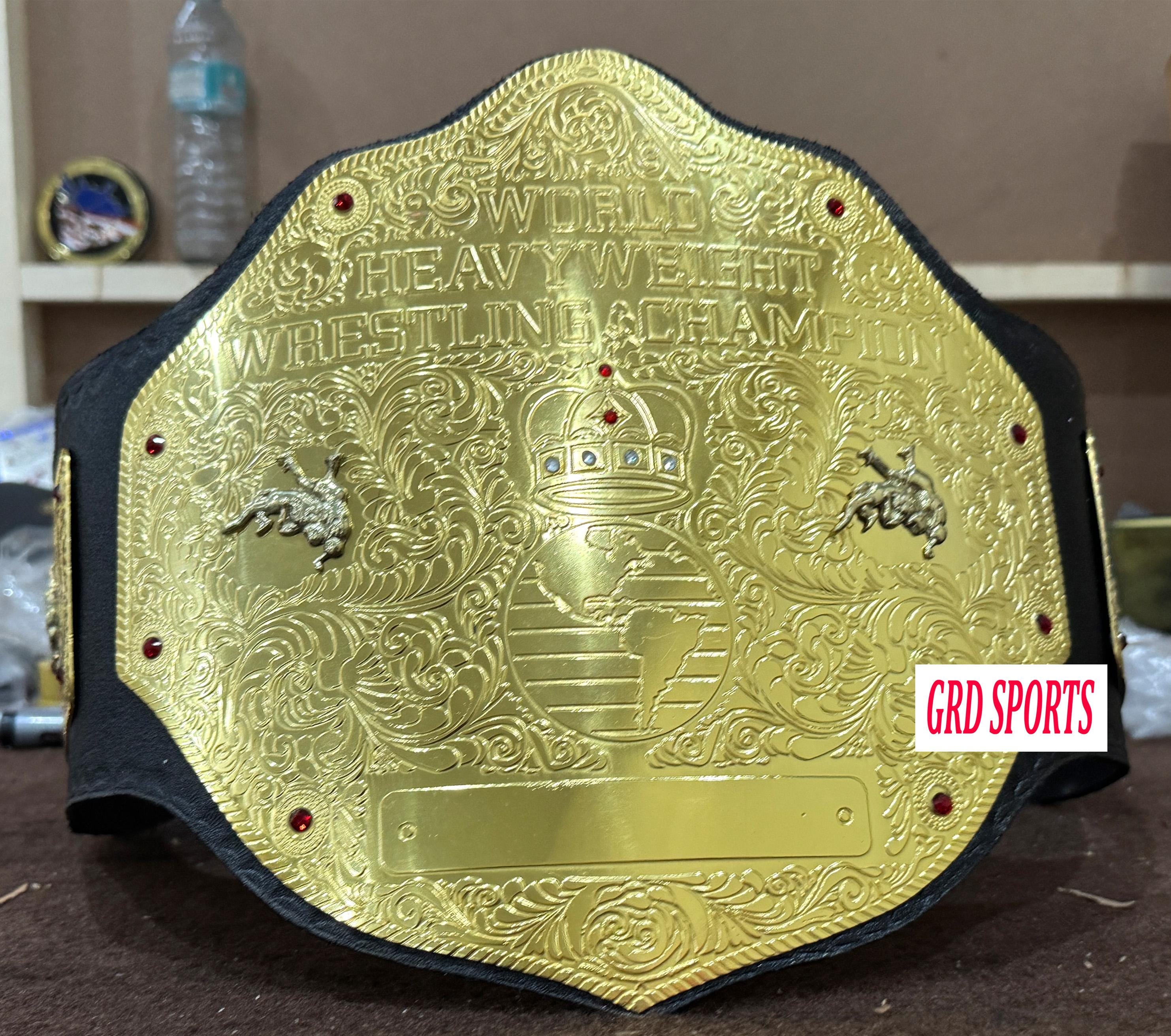 Big Gold World Heavyweight Wrestling Championship Belt 2mm
