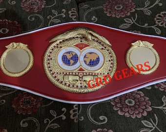IBFチャンピオンベルト 赤 IBF ボクシング世界チャンピオンベルト 赤 IBF ボクシング世界