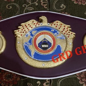 WBO World Boxing Organization Champion Belt Adult Size