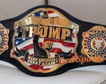 Donald Trump USA Presidential Election 2024 Championship Belt 4mm zinc