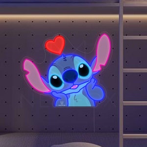 Stitch 2024 neon light