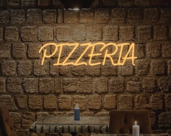 Pizzeria Neon Sign | Pizzeria Led Sign | Pizza Restaurant Decor | Led neon pizza | Wall Neon Sign | Pizza Shop Neon Sign