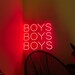 Boys Boys Boys Neon Sign | Boys Neon Sign | Nightclub Wall Led Decor ...