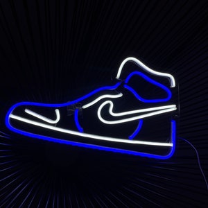 Air Jordan LED Neon Sign | Jordan neon art | Sneaker Neon Sign | Shoe neon sign | LED Boys Neon | Custom neon sneakers | Neon light sneaker