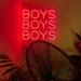 Boys Boys Boys Neon Sign | Boys Neon Sign | Nightclub Wall Led Decor ...