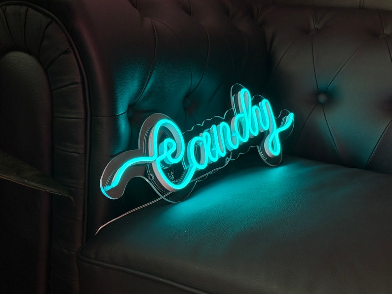 Candy Neon Sign | Decor Candy Kids Room | Custom Candy Shop LED | Neon ...