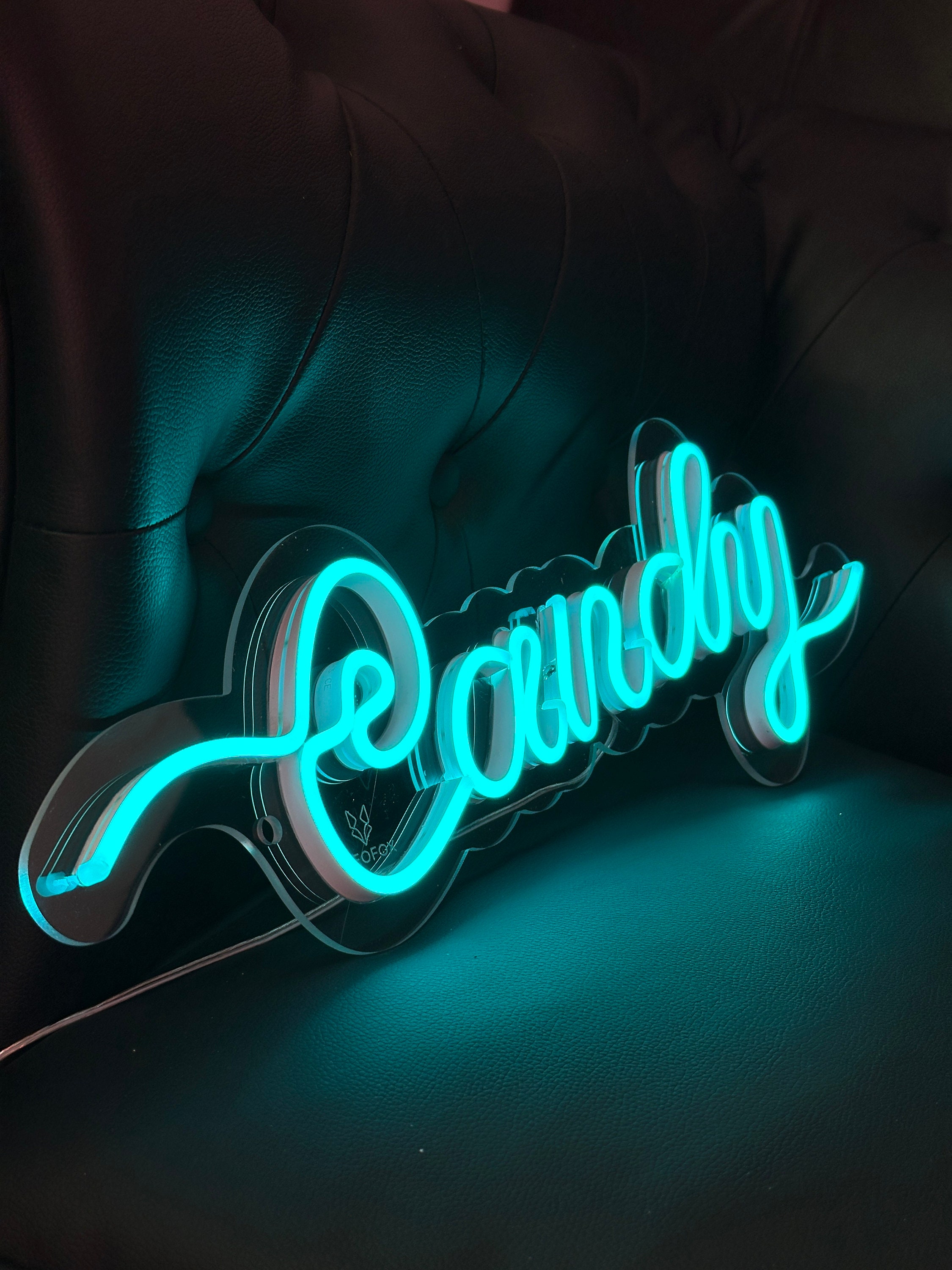 Candy Neon Sign | Decor Candy Kids Room | Custom Candy Shop LED | Neon ...