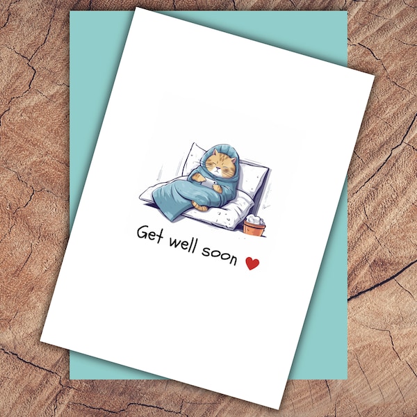 Funny Get Well Card - Etsy