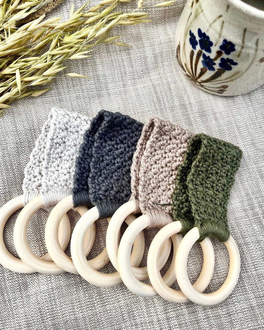 Oakhill Kitchen Towel Hanger Crochet Pattern Beginner Friendly Crochet