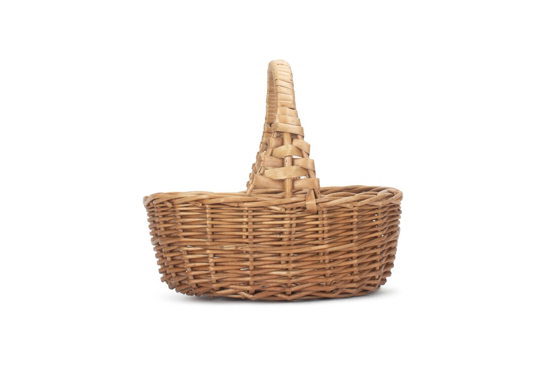 Mini Shopper Willow Basket Wicker Basket With Handle Kids Etsy UK