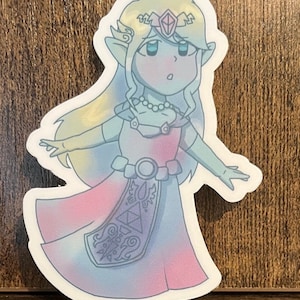 Ghost Zelda Sticker