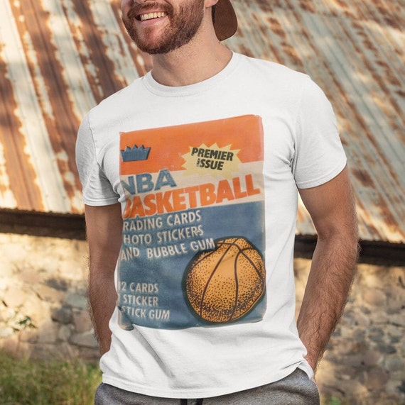 1986 Fleer T-shirt Basketball Unisex Jersey Short Sleeve Tee 
