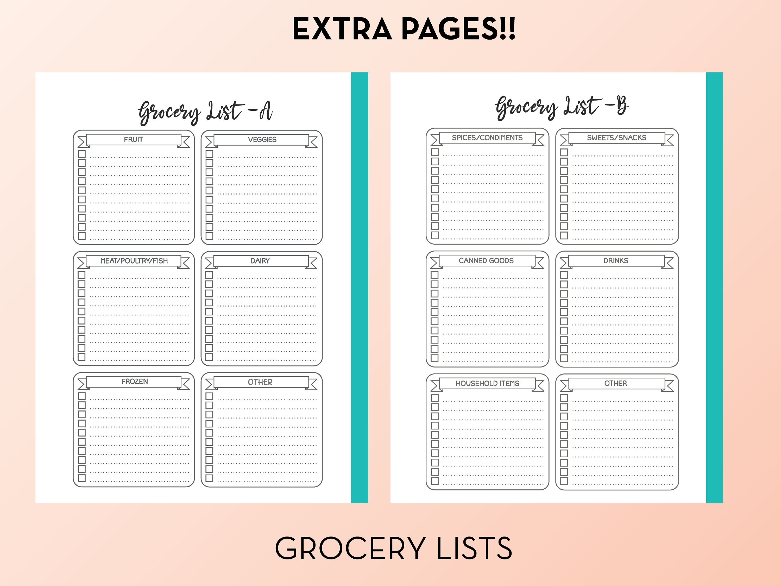 Keto Planner Printables, Ketogenic Diet Templates, Keto Inserts, Keto ...