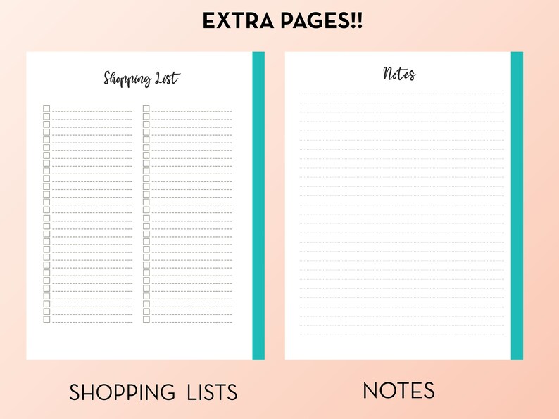 Keto Planner Printables, Ketogenic Diet Templates, Keto Inserts, Keto ...