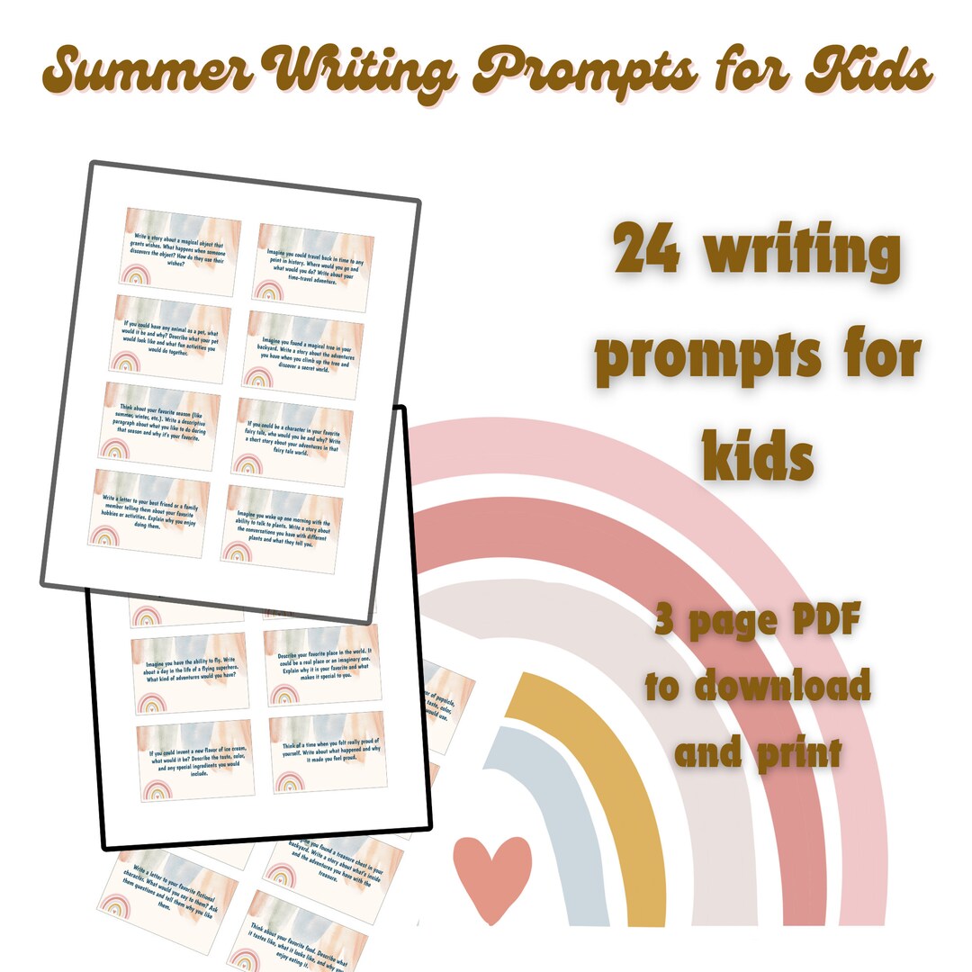 These 24 Writing Prompts Help Kids Brush up on Their Writing Skills ...
