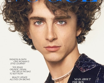 Timothee Chalamet Vogue October 2022 Magazine 304 pages - PDF digital download