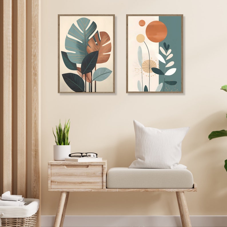 Boho Printable Wall Art Gallery Set of 12. Digital Wall Art Prints - Etsy