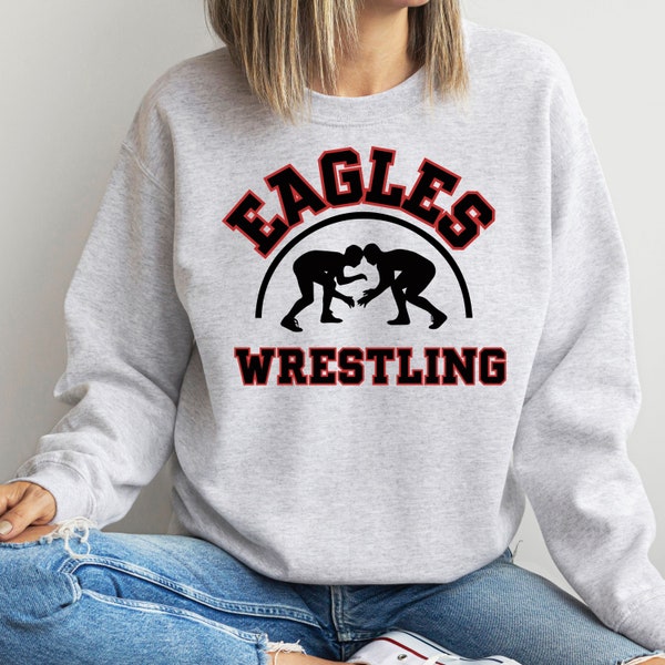 Eagles Wrestling PNG File: Direct to Film Print (Digital Download)