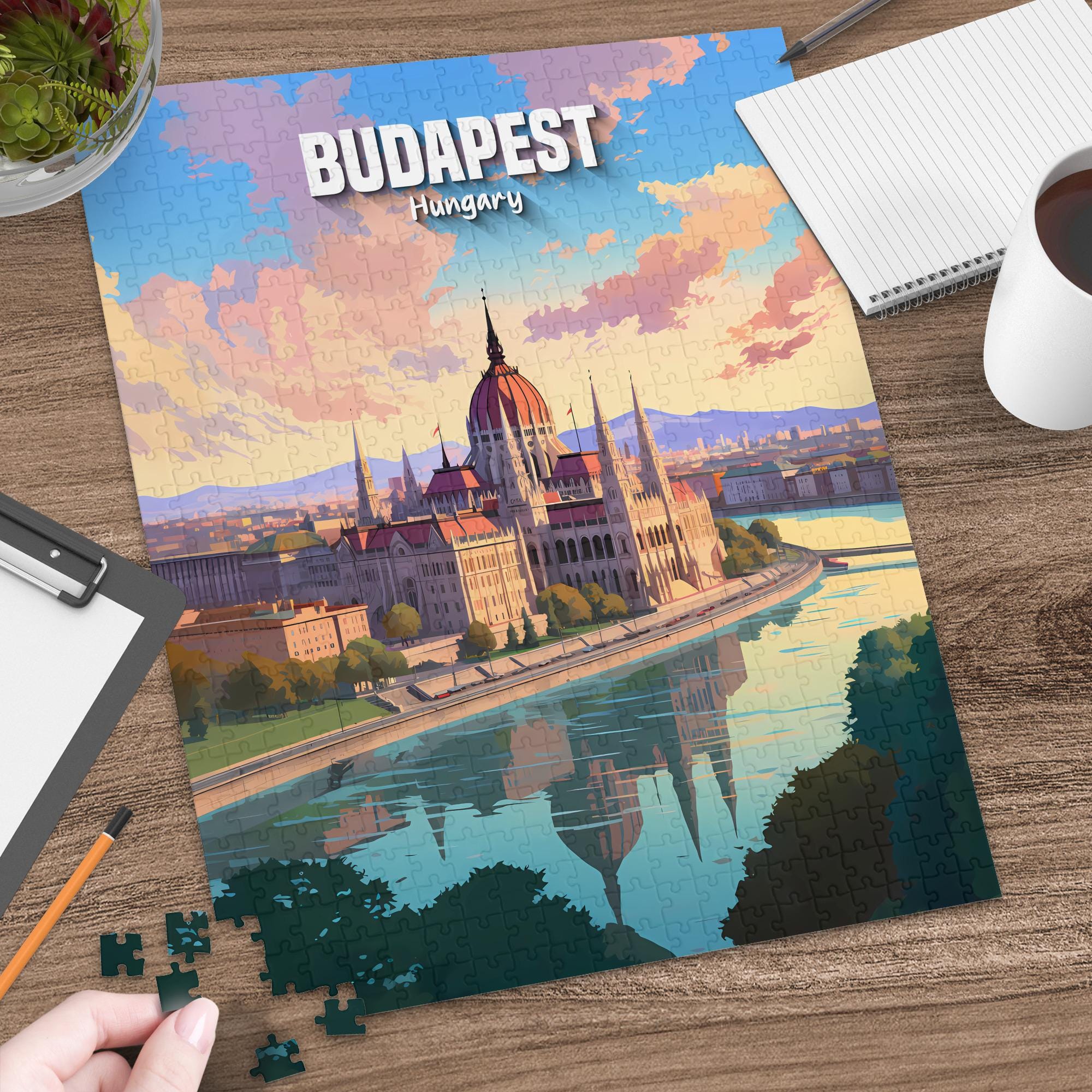Budapest Hungary Puzzle: Cityscape Image, Travel Art, Unique