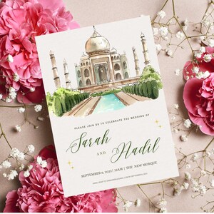 Customizable Wedding Invitation, Classic Invitiation