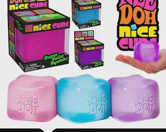 NeeDoh Nice Cube Super Solid Squish Schylling Viral Squishy