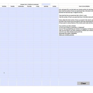 Alltags Aktivitäten Pionier Planer