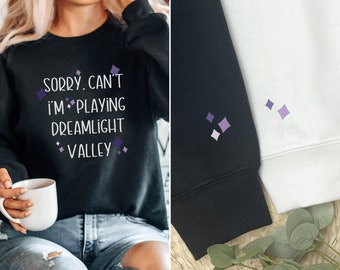 Dreamlight Valley sweatshirt, Gamer shirt, Dreamlight valley, rather be playing dreamlight valley, gamer girl, cozy gamer, gift for gamer