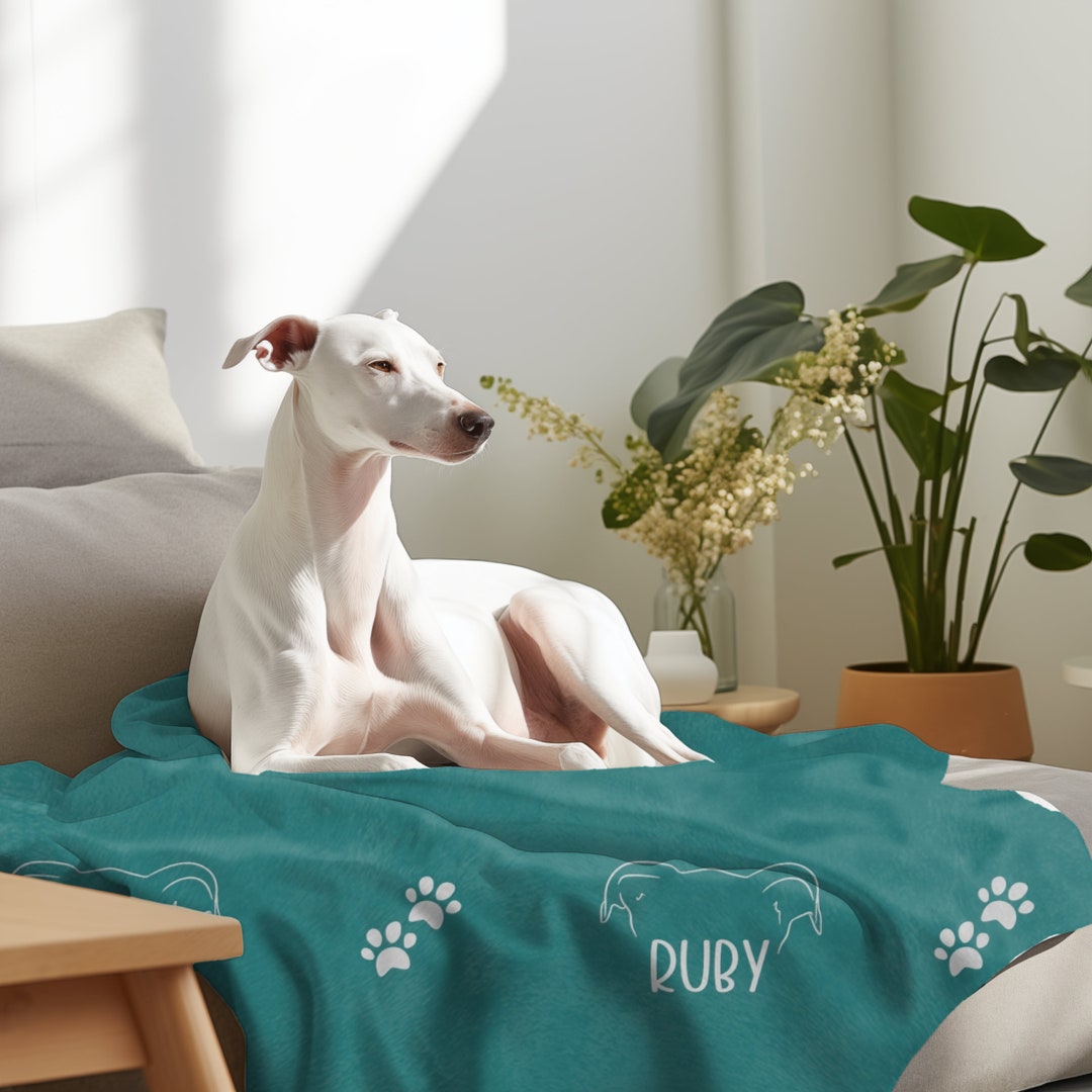 Custom Dog Blanket, Custom Name Blanket, Gift for Dog Lover, Cat Name
