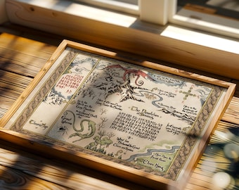 Thrór's Map Print: Lonely Mountain (Digital Download)