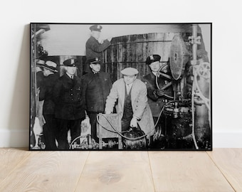 Prohibition Era Photo Print: Vintage Bar Wall Art (Digital Download)