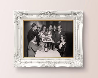 Prohibition Era Print: Vintage Bar Wall Art (Digital Download)