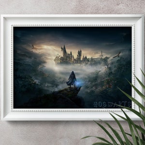Wizard School Castle Print: Fantasy Classroom Decor (Digital Download)