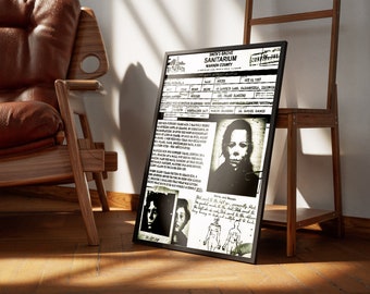 Michael Myers Halloween Movie Poster: Vintage Rolled Print (Digital Download)
