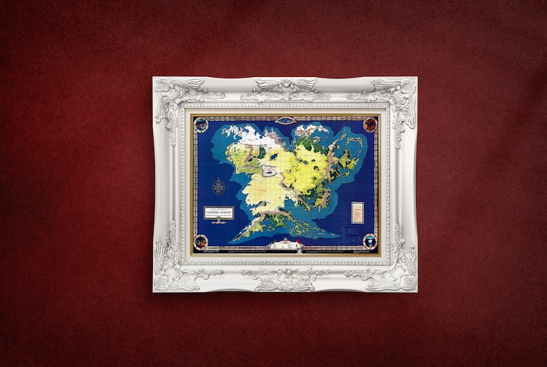 Lord of the Rings Map, Middle Earth Map, LOTR, Lord of the Rings