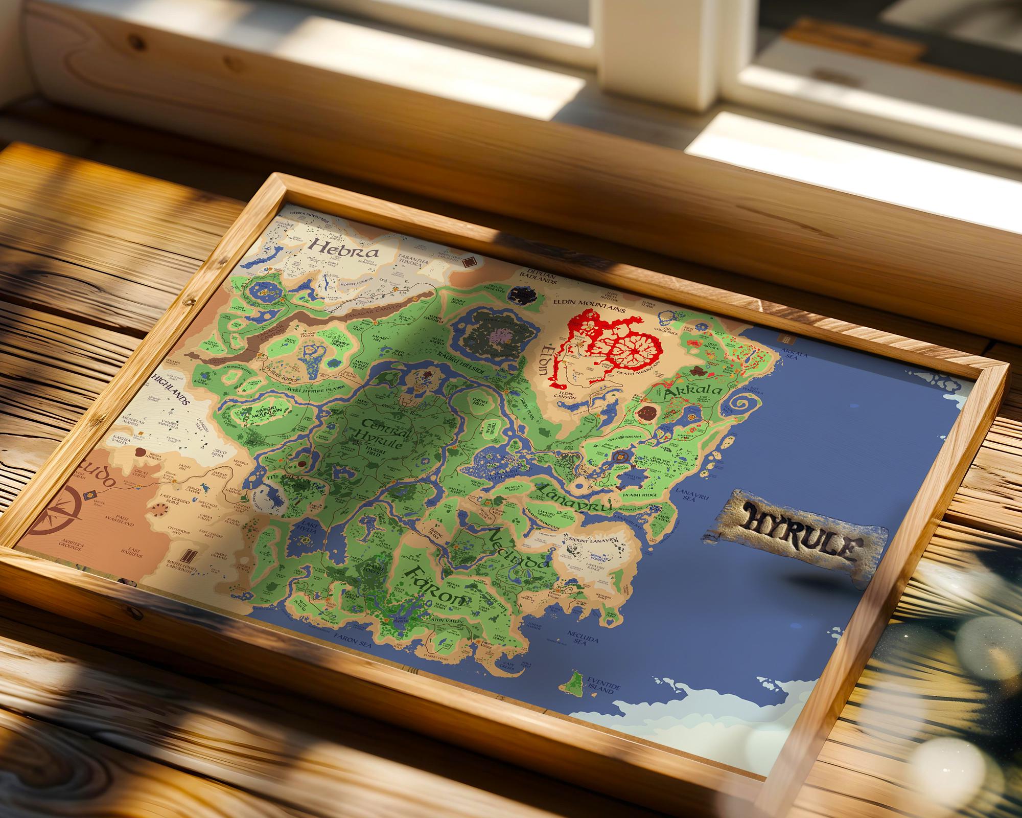 Hyrule map - Etsy 日本