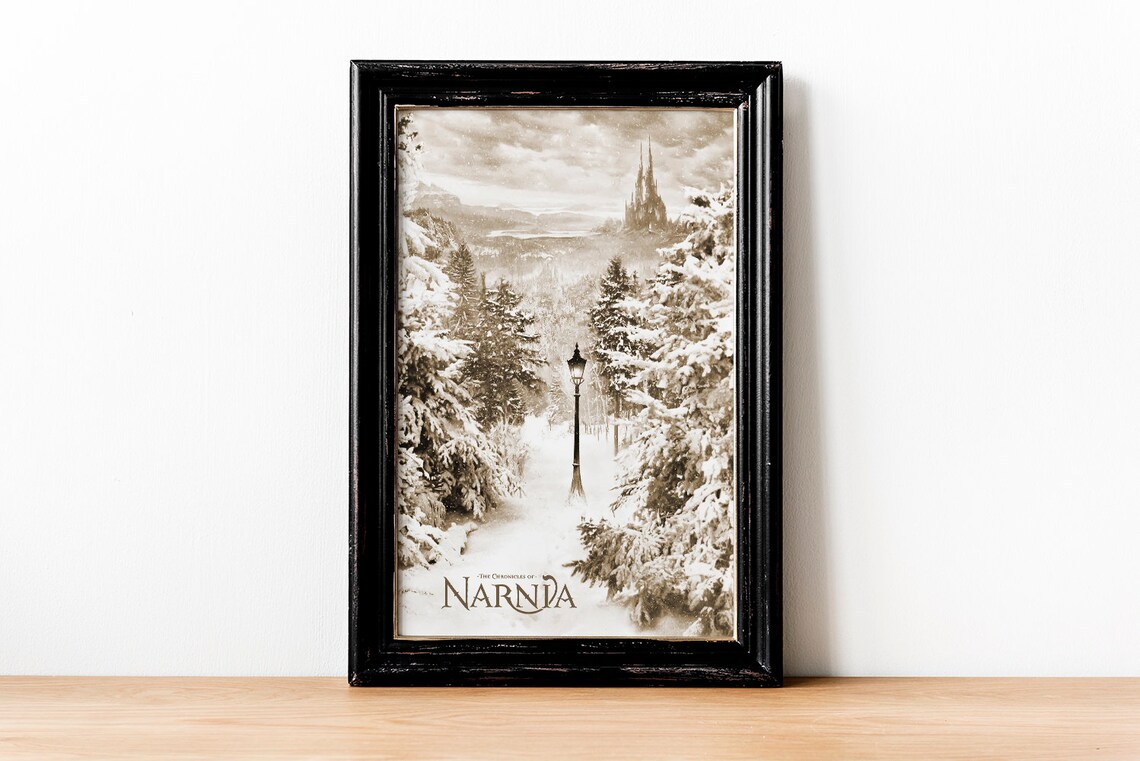 Narnia Wall Art, Narnia Poster, Narnia Canvas, Chronicles of Narnia Art ...