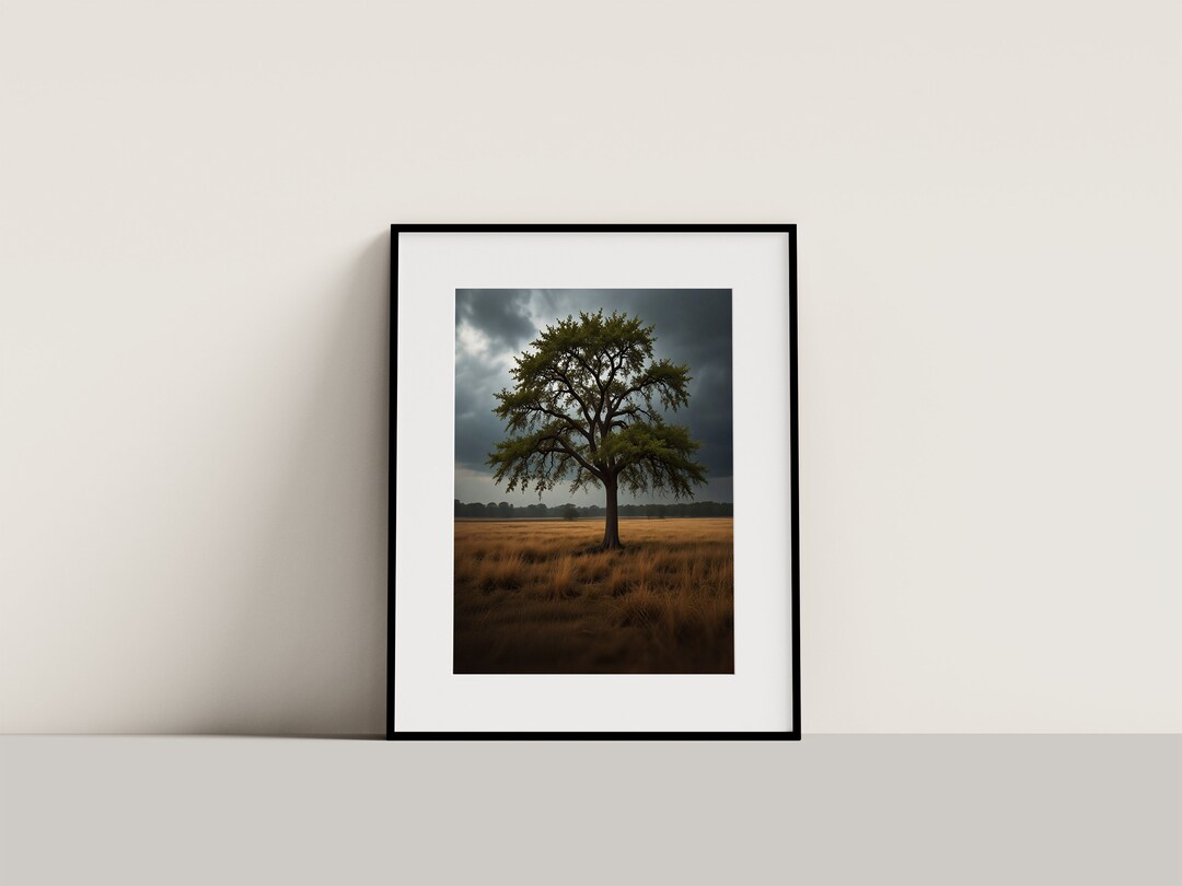 Tree Print, Tree Poster, Tree Art, Landscape Poster, Digital Download ...